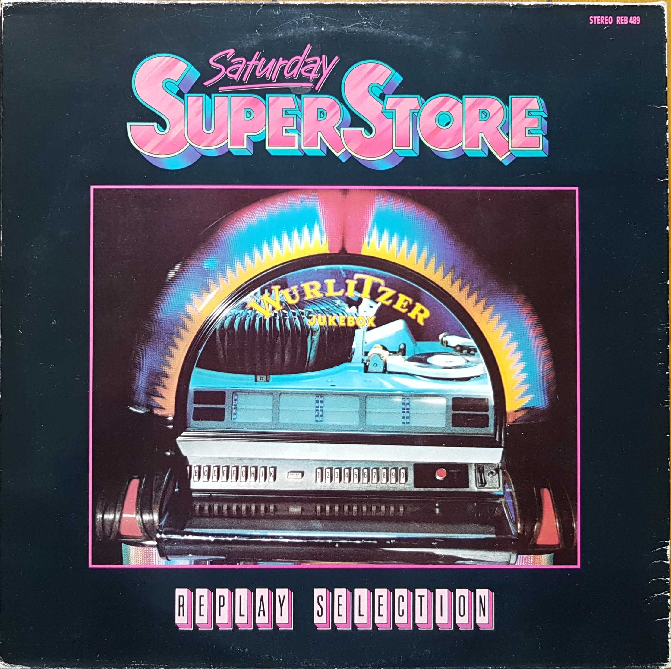 Picture of REB 489 Saturday superstore replay selection by artist Various from the BBC records and Tapes library